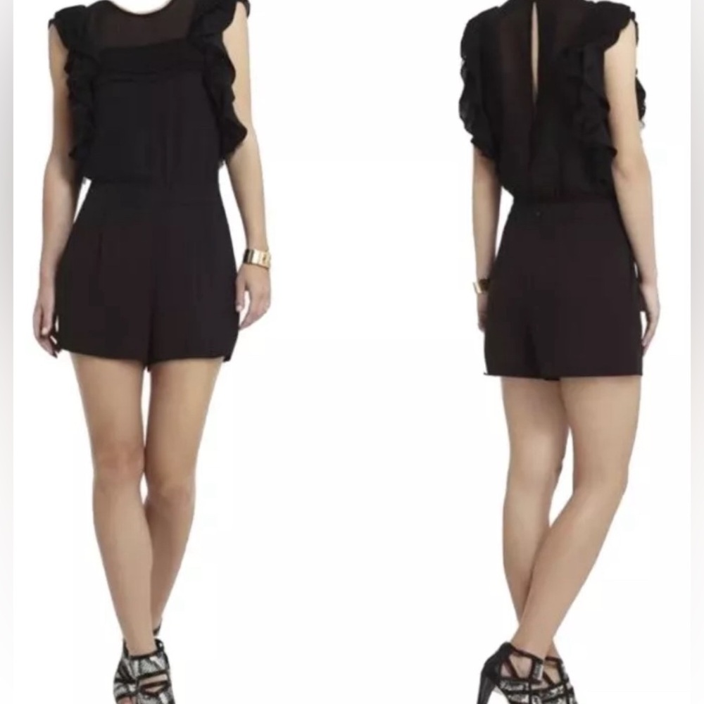 Bcbg Black Romper. Condition is "used Once”